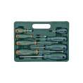 Маленькое фото товара - Набор отверток стержневых ANTI-SLIP GRIP, 8пр. JONNESWAY D71PP08S Код 048388. Вариант №1