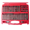 Маленькое фото товара - Набор бит 1/2 - 3/8 6-тигранных HEX TORX SPLINE RIBE + 2 держателя (кейс) 58пр. JTC-3509. Вариант №2