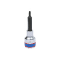Маленькое фото товара - Насадка (бита) торцевая 1/2 , TORX, T20, L = 80мм, с отверстием KING TONY 403720. Вариант №1