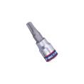 Маленькое фото товара - Насадка (бита) торцевая 1/4 , TORX, T20, L = 37мм, с отверстием KING TONY 203720. Вариант №1