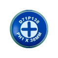 Маленькое фото товара - Отвертка стержневая крестовая ANTI-SLIP GRIP, PH1x38мм JONNESWAY D71P138 Код 046098. Вариант №2