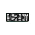 Маленькое фото товара - Набор насадок 3/8 и 1/2 DR с вставками-битами в ложементе, 27пр. JONNESWAY S06H427SP Код 048350. Вариант №1