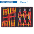 Маленькое фото товара - Набор инструментов HIGH VOLTAGE в красной тележке 117пр. KING TONY 934-117AMRE. Вариант №5