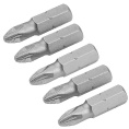 Маленькое фото товара - Набор вставок (бит) торцевых 1/4 Pozidriv PZ2 25мм 5пр. TOLSEN TT20273. Вариант №1