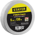 Маленькое фото товара - Самоклеящаяся серпянка 3х3мм 5смх130м FIBER-Tape STAYER 1246-05-130_z01. Вариант №1