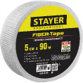 Маленькое фото товара - Самоклеящаяся серпянка 3х3мм 5смх90м FIBER-Tape STAYER 1246-05-90_z01. Вариант №1