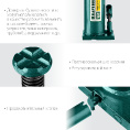 Маленькое фото товара - Бутылочный гидравлический домкрат 230 - 460мм 16 т KRAFT-LIFT KRAFTOOL 43462-16_z01. Вариант №4