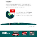 Маленькое фото товара - Литой уровень 800мм PROCAST KRAFTOOL 34717-080. Вариант №2