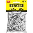 Маленькое фото товара - Алюминиевые заклепки 25шт 6.4х22мм Pro-FIX STAYER 3120-64-22. Вариант №2