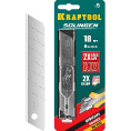 Маленькое фото товара - Сегментированные лезвия 5шт 18мм KRAFTOOL 09605-18-S5_z02. Вариант №1