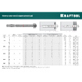 Маленькое фото товара - Клиновой анкер 25шт М12х140 ETA Опция 7 KRAFTOOL 302184-12-140. Вариант №3