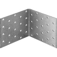 Маленькое фото товара - Равносторонний крепежный уголок цинк 80x100x100x2мм УКР-2.0 ЗУБР 310206-080-100. Вариант №1