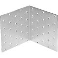 Маленькое фото товара - Равносторонний крепежный уголок цинк 100x100x100x2мм УКР-2.0 ЗУБР 310206-100-100. Вариант №1