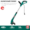 Маленькое фото товара - Сетевой триммер ш/с 25см 400Вт ЗУБР ТСН-25-400. Вариант №4