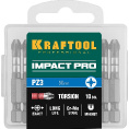 Маленькое фото товара - Ударные биты 10шт 50мм Impact Pro PZ3 KRAFTOOL 26193-3-50-S10. Вариант №2