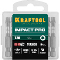 Маленькое фото товара - Ударные биты 10шт 50мм Impact Pro TX30 KRAFTOOL 26195-30-50-S10. Вариант №2