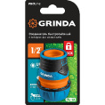 Маленькое фото товара - БРС для шланга с запирающим механизмом 1/2 TL-12 GRINDA 8-426427_z01. Вариант №2