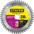 Маленькое фото товара - Пильный диск по ламинату 56Т 210x32/30мм Laminate STAYER 3684-210-32-56_z01. Вариант №1