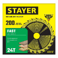 Маленькое фото товара - Пильный диск по дереву 24Т 200x32/30мм Fast STAYER 3680-200-32-24_z01. Вариант №2