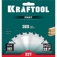 Маленькое фото товара - Пильный диск по дереву 32Т 300х32мм Fast KRAFTOOL 36950-300-32. Вариант №2