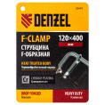 Маленькое фото товара - Струбцина F-образная 120x400мм кованая Denzel 20478. Вариант №5