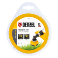 Маленькое фото товара - Леска для триммера звезда 3мм*15м блистер Flex cord Denzel 96113. Вариант №2