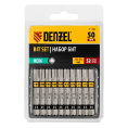 Маленькое фото товара - Бита HEX 6х50 сталь S2 шестигранный профиль 10шт Е 6,3 Denzel 11664. Вариант №3