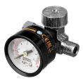 Маленькое фото товара - Регулятор давления с манометром для краскораспылителя K1500 12 бар 1/4 Denzel 57001. Вариант №1