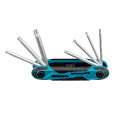 Маленькое фото товара - Набор ключей имбусовых Tamper-Torx складные 8шт CrV Gross 16413. Вариант №2