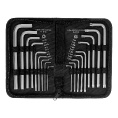 Маленькое фото товара - Набор ключей имбусовых HEX-Torx 18 шт: HEX 1.5-10мм T10-T50 CrV удлиненных Matrix 12315. Вариант №1