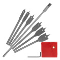 Маленькое фото товара - Набор сверл перовых по дереву 10-12-16-18-20-25мм 6шт удлинитель 300мм Matrix 70406. Вариант №2