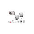 Маленькое фото товара - Набор стаканов 2шт 230мл серия Ice Rock Smoke Grey PERFECTO LINEA 31-290400. Вариант №1