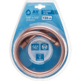 Маленькое фото товара - Шланг душевой PVC 1/2 г-г 150см розовое золото AV Engineering AVSSS-113. Вариант №1