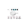 Маленькое фото товара - Супница керамическая 21см серия ASIAN белая PERFECTO LINEA 17-102100. Вариант №1