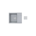 Маленькое фото товара - Мойка кухонная из искусственного камня PLATINUM серый 570х465 mm AV Engineering AV765495PGRA. Вариант №1