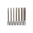 Маленькое фото товара - Набор головок TORX 3/8 110мм T25-60 7шт пластиковый кейс СrV Sturm! 1045-18-T7-110. Вариант №4