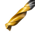 Маленькое фото товара - Сверло спиральное по металлу 9x125мм Р6М5 Golden Tip многогранная заточка Denzel 718284. Вариант №3