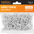 Маленькое фото товара - Крестики д/кафеля 3мм 200шт MASTER STARTUL ST4404-30. Вариант №1