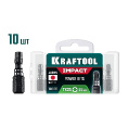 Маленькое фото товара - Ударные биты 10шт 25мм Impact TX 25 KRAFTOOL 26195-25-25-S10. Вариант №1