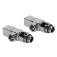 Маленькое фото товара - Набор дизайн-вентилей CUBE осевой (хром) 1/2 Royal Thermo RTE 56.003. Вариант №4