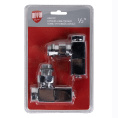 Маленькое фото товара - Набор дизайн-вентилей CUBE угловой (хром) 1/2 Royal Thermo RTE 56.002. Вариант №5
