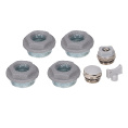 Маленькое фото товара - Комплект монтажный 1”х 1/2 серебристый Royal Thermo RT1/2S. Вариант №1