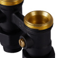 Маленькое фото товара - Узел нижнего подключения прямой 1/2 х3/4 EK (черный) Royal Thermo RANPP11234BL. Вариант №4