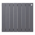 Маленькое фото товара - Радиатор PianoForte 500 Silver Satin - 8 секц. Royal Thermo RTPNSS50008. Вариант №2