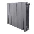 Маленькое фото товара - Радиатор PianoForte 500 Silver Satin VDR80 - 12 секц. Royal Thermo RTPNSSVDR8050012. Вариант №1