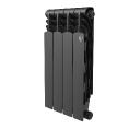 Маленькое фото товара - Радиатор Revolution Bimetall 500 2.0/Noir Sable – 4 секц. Royal Thermo RTRBNS250004. Вариант №1