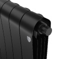 Маленькое фото товара - Радиатор биметаллический Infinity 500 Noir Sable VR80 - 12 секц. Royal Thermo RTINNSVR8050012. Вариант №2