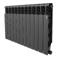 Маленькое фото товара - Радиатор Revolution Bimetall 500 2.0/Noir Sable – 12 секц. Royal Thermo RTRBNS250012. Вариант №1