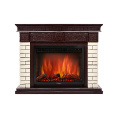 Маленькое фото товара - Портал Bricks 30 камень бежевый шпон темный дуб Firelight Bricks 30 BDO. Вариант №2
