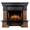 Маленькое фото товара - Портал Forte Wood 25 камень темный шпон венге Firelight Forte Wood 25 BW. Вариант №2